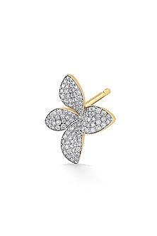 18kt Rose Gold Finish Earrings With 233 Diamonds