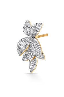 18kt Rose Gold Finish Earrings With 571 Diamonds