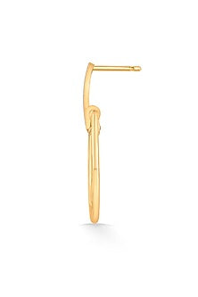 18kt Rose Gold Finish Earrings With 25 Diamonds