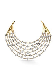 18kt Rose Gold Finish Necklace With 1151 Diamonds