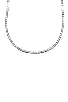 18kt White Finish Diamond Necklace