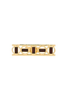 Gold Plated Blood Red Swarovski Ring