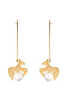 Gold Plated Le Carousel Earrings
