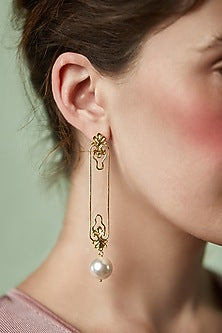 Gold Plated Belle Earrings