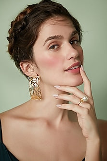 Gold Plated Le Balcon Earrings