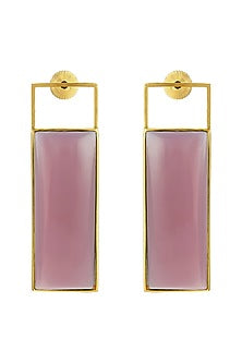 Gold Finish Handcrafted Dangler Earrings