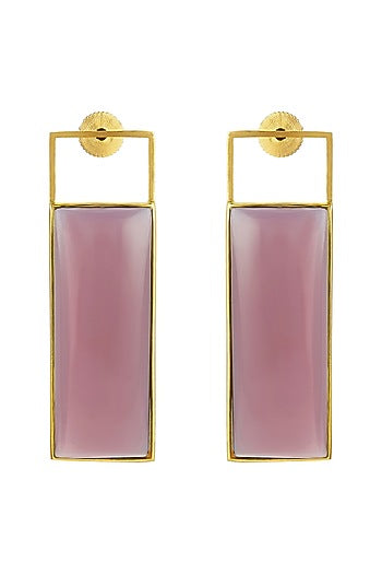 Gold Finish Handcrafted Dangler Earrings
