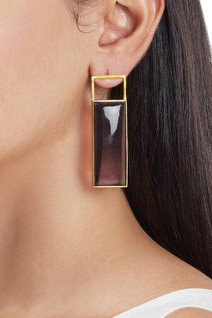 Gold Finish Handcrafted Dangler Earrings