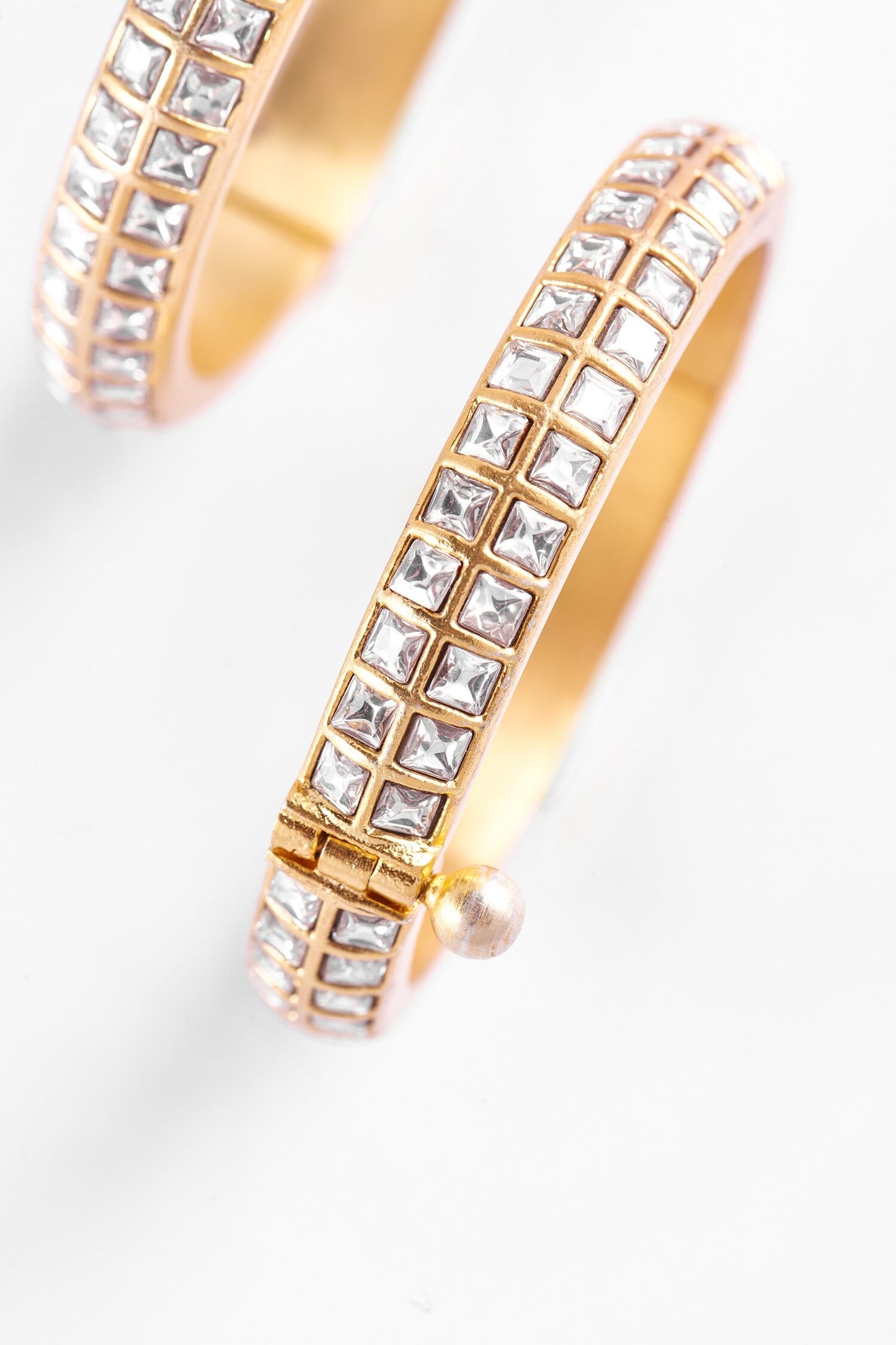 Jadau Kundan Bangles - Set of 2 