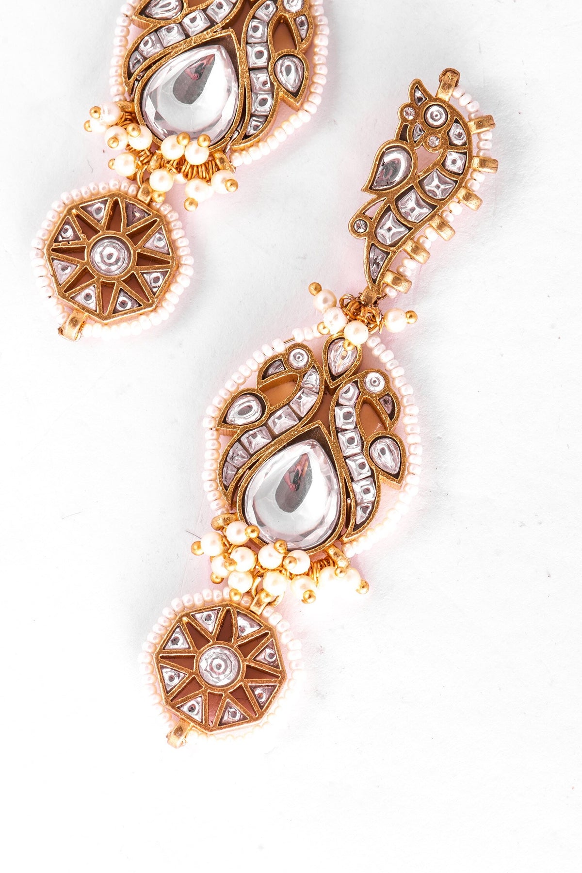Jadau Kundan Dangler Earrings 