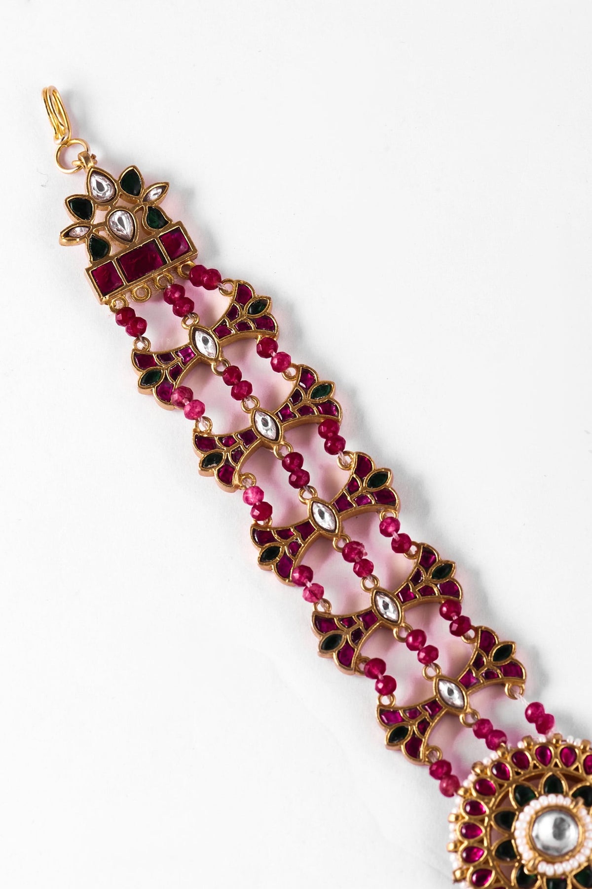 Handmade Jadau Kundan Embellished Mathapatti 