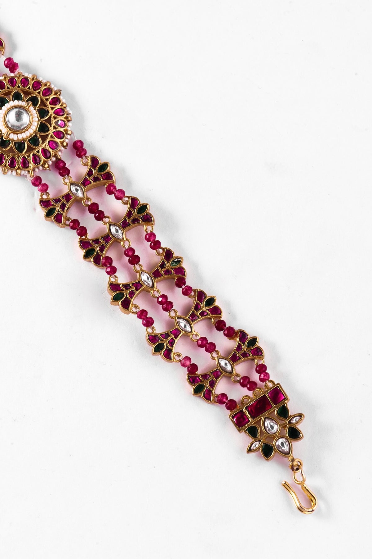 Handmade Jadau Kundan Embellished Mathapatti 