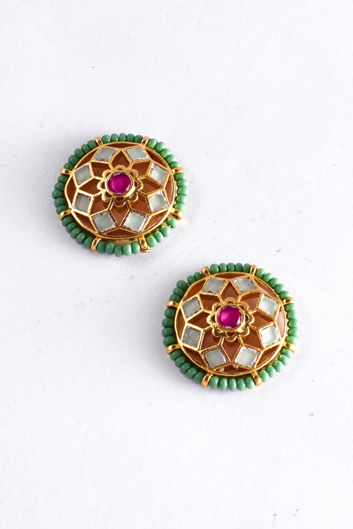 Kundan Embellished Handmade Necklace Set 