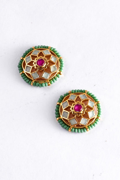 Kundan Embellished Handmade Necklace Set 