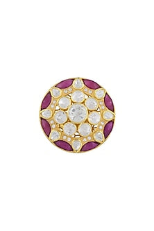 Gold Plated Ring In Sterling Silver