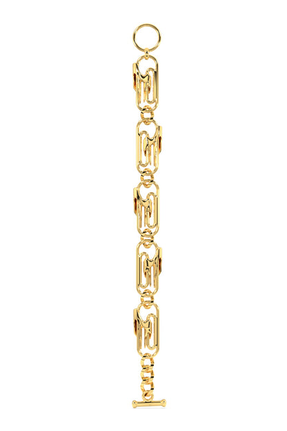 Gold Finish Mercury Elitia Bracelet In Sterling Silver