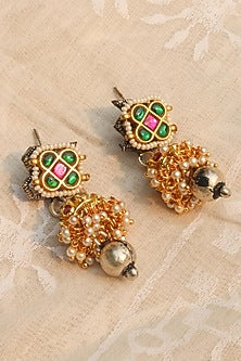 Gold Plated Jadau Kundan Polki Choker Necklace Set