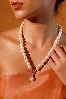 Gold Finish Kundan Polki & Multi-Colored Stone Mala Set