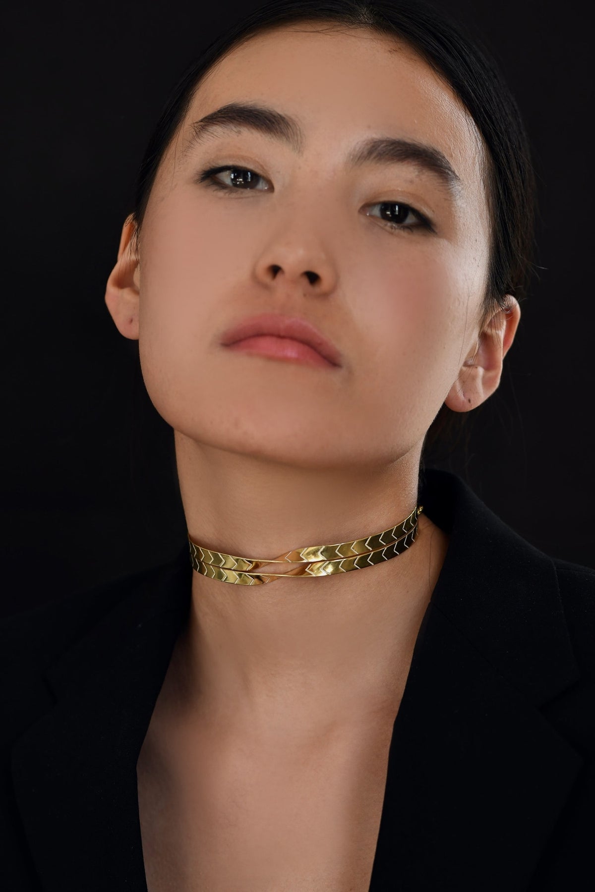 Twisted Enamel Choker 