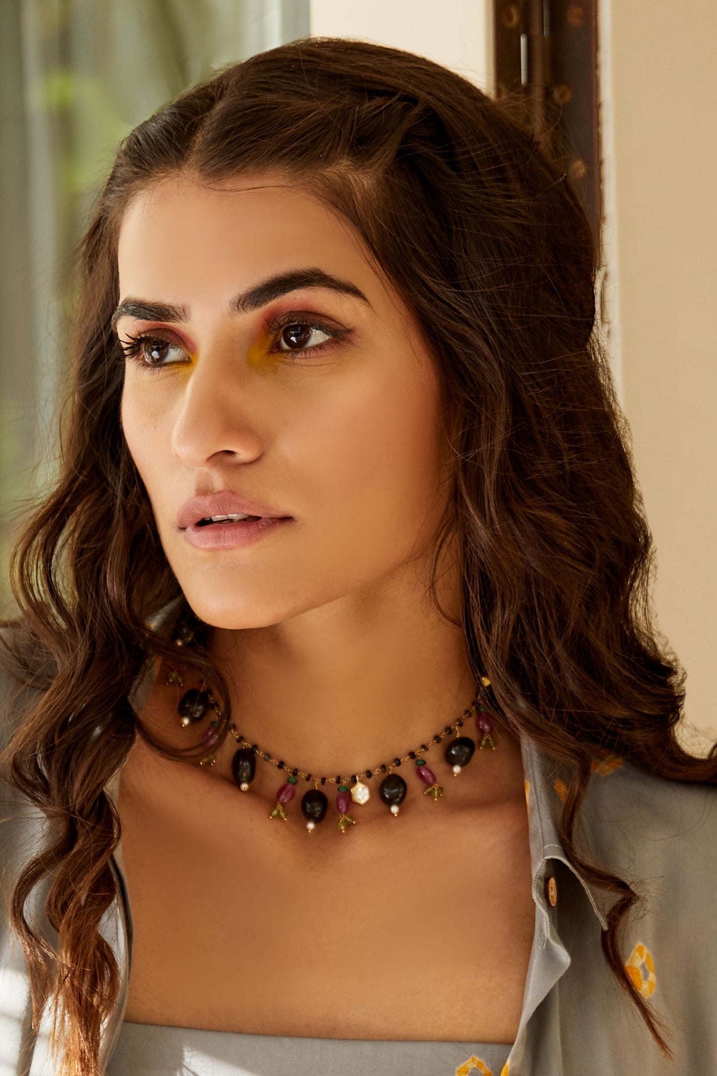 Bead Drop Necklace 