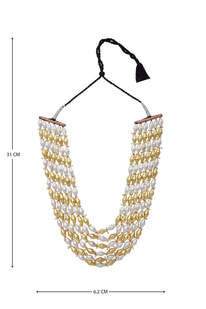 Layered Bead Necklace 
