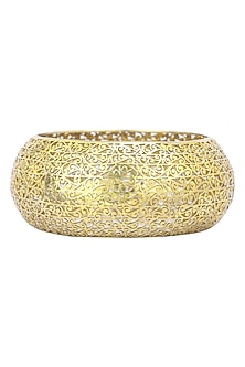 Gold Plated Filigree Cutwork Bangle