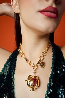 Antique Gold Plated Necklace