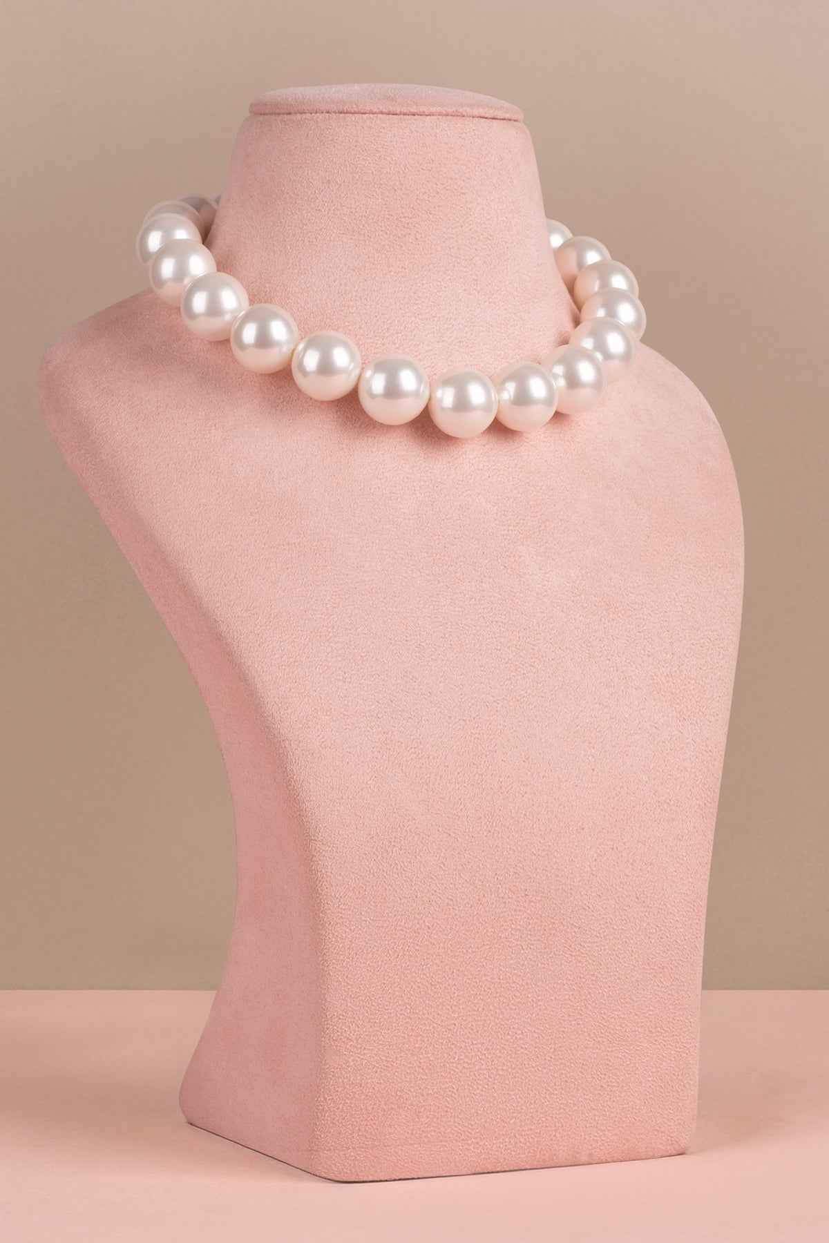 Gold Plated Pearl Necklace 