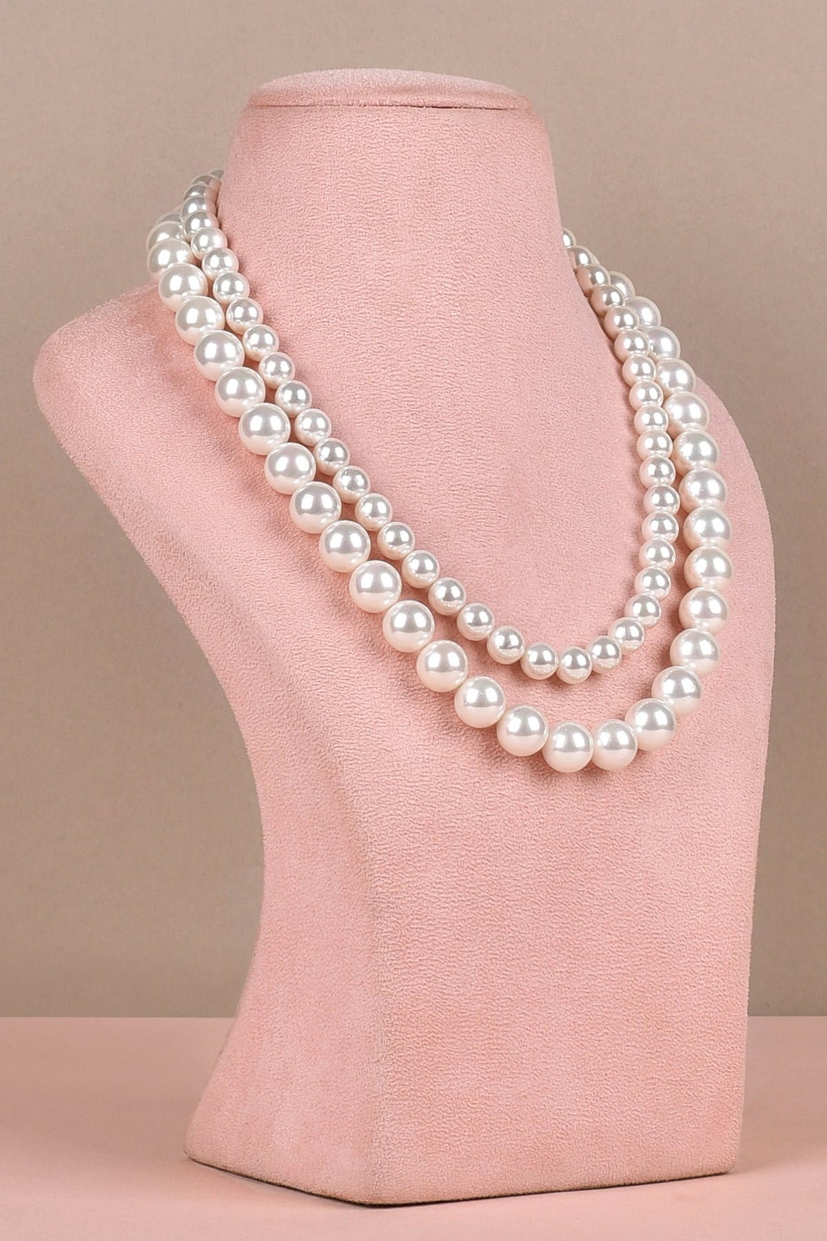 22k Gold Plated Pearl Necklace 