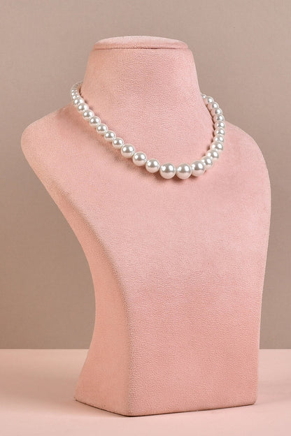 22k Gold Plated Pearl Necklace 