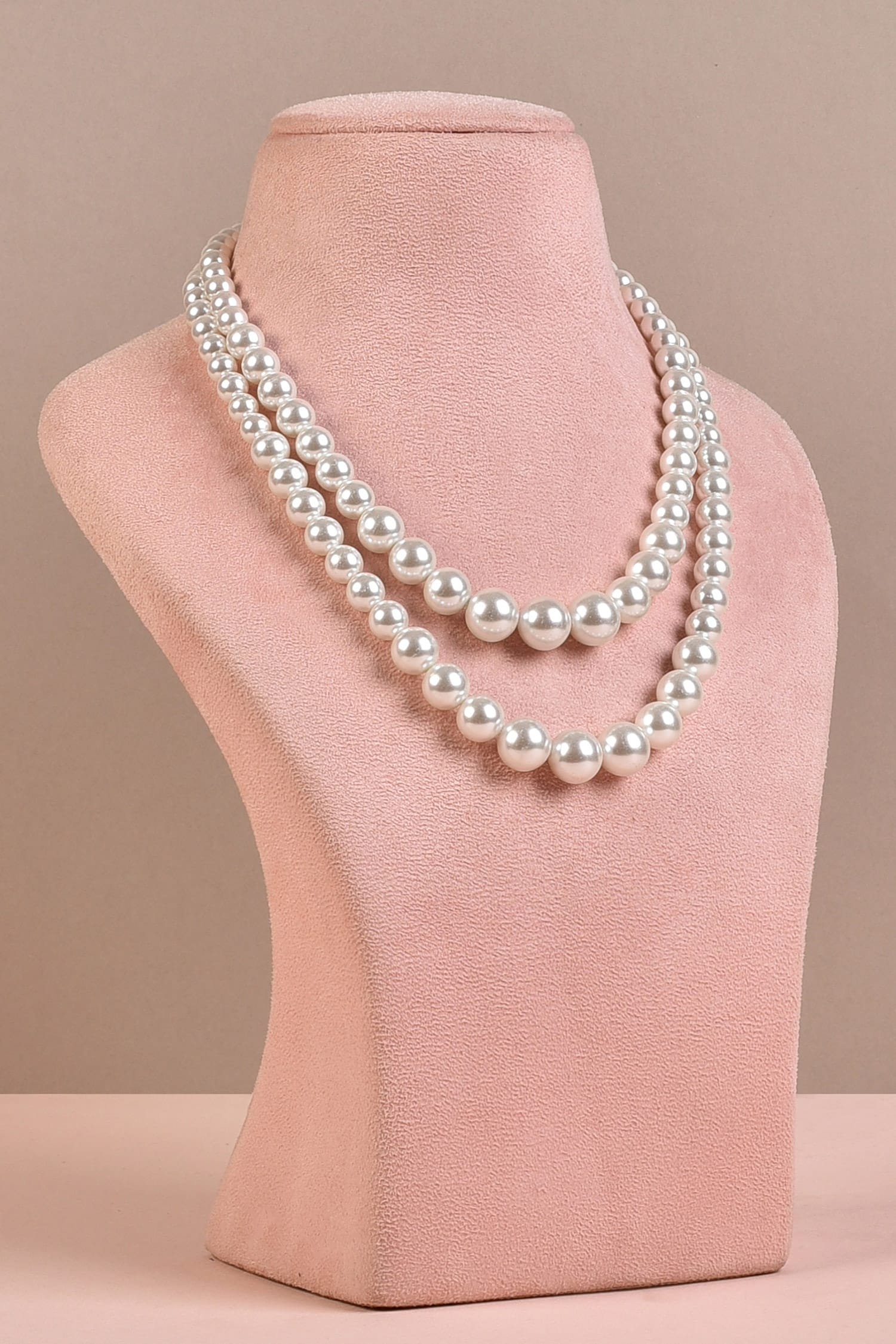 22K Gold Plated Pearl Necklace 