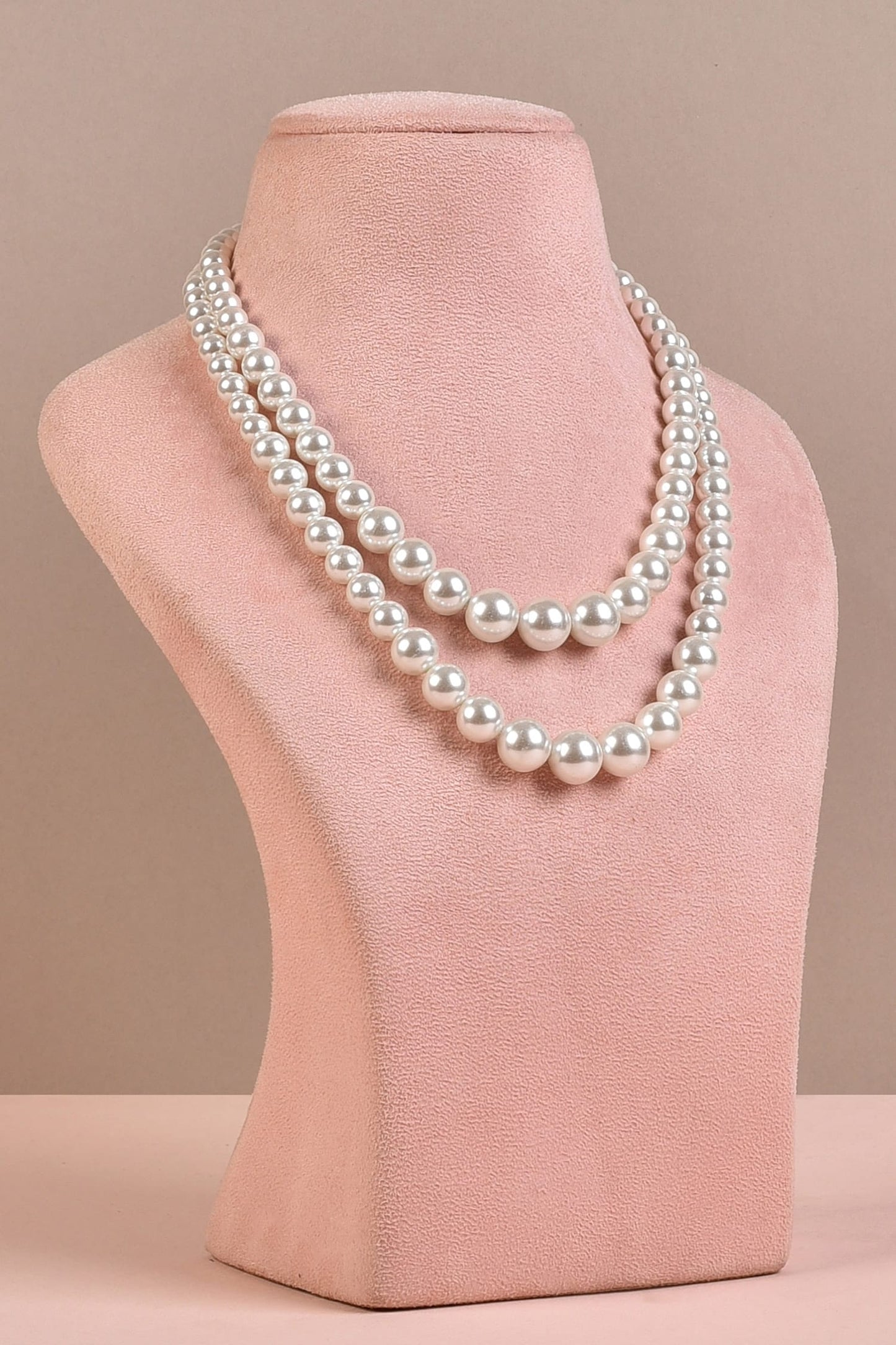 22K Gold Plated Pearl Necklace 