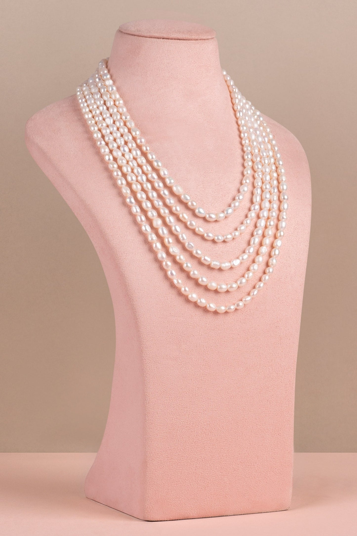 Layered Pearl Necklace 