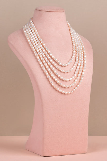 Layered Pearl Necklace 
