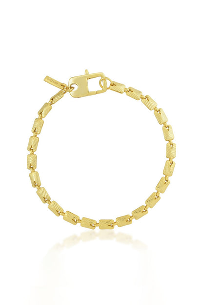 Gold Finish Chain Bracelet
