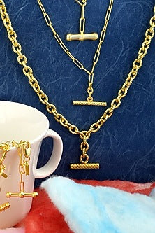 Gold Finish Handcrafted Chain Bracelet