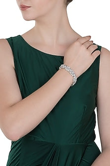 White Gold Finished Tennis Bracelet