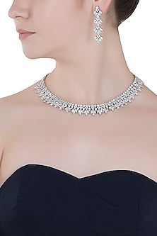 Silver Zircon Necklace