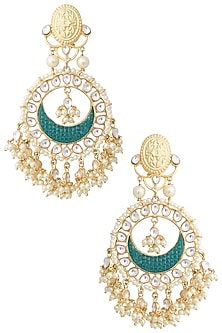 Gold Chand Baali Earrings