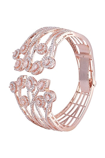 Silver Plated Faux Diamond Bracelet