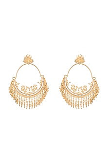 Gold plated Chandbali Earrings