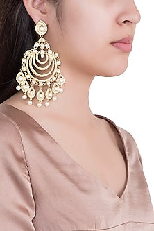 Gold Plated Long Earrings