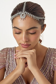 White Finish Zircon Mathapatti