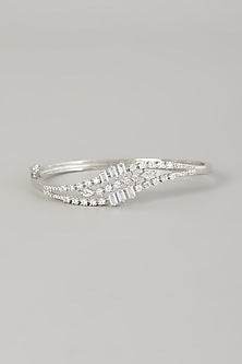 White Finish Zircon Bracelet