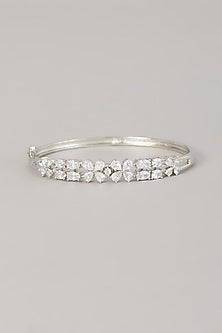 White Finish Zircon Bracelet