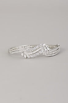 White Finish Zircon Bracelet