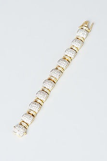 Gold Finish Zircon Bracelet