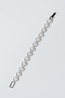 White Finish Zircon Bracelet