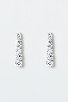 White Finish Zircon Necklace Set