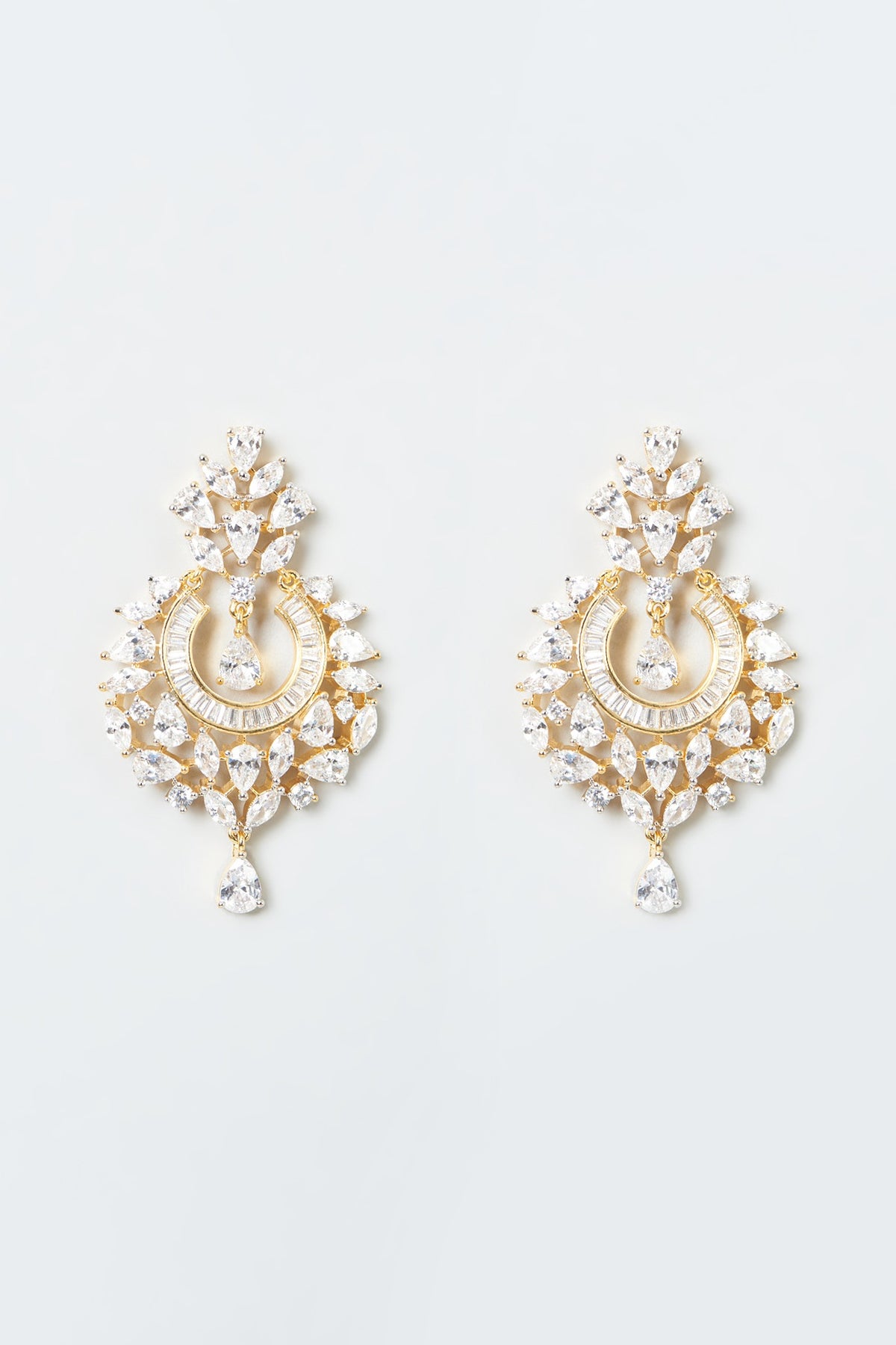 Gold Finish Zircon Necklace Set